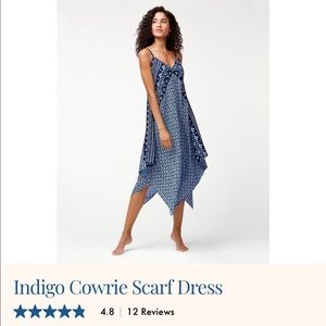 Tommy Bahama Indigo Cowrie Diamonds Cover-Up Dress. Navy/White